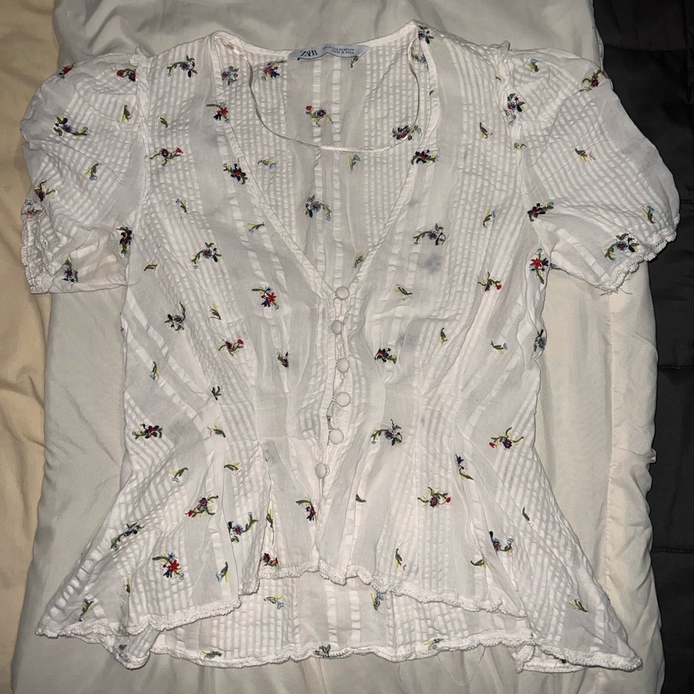 Zara Floral Top